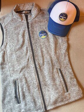 Witch Hazel Women's Vest Size L + Hat - Branded Swag Set